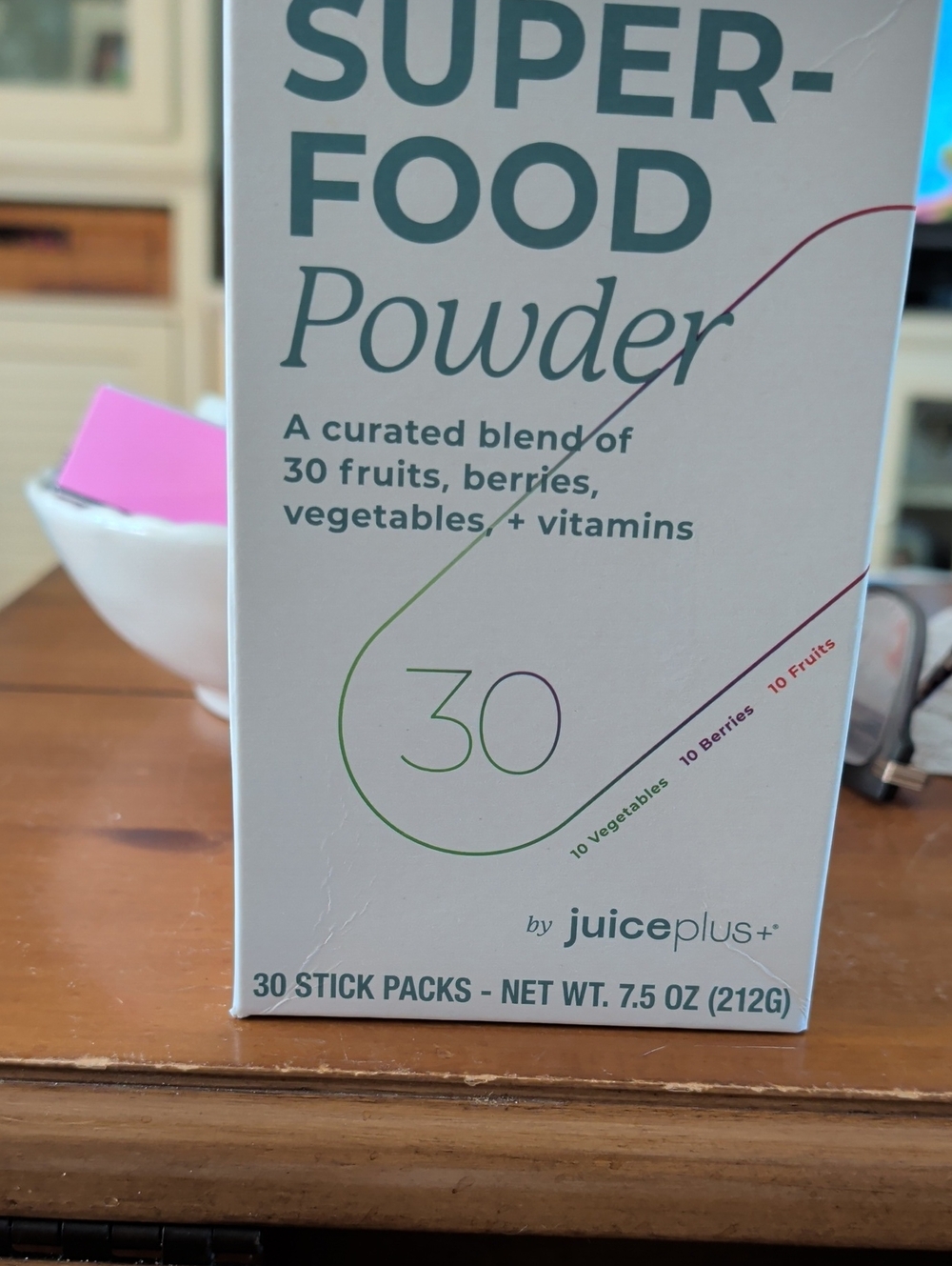 Superfood Powder Stick Packs - White